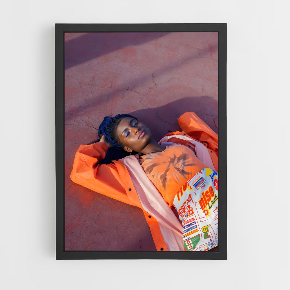 Poster Oumi janta repose – affiche Roller (vue 2)